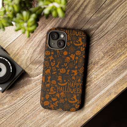 Halloween Phone Case, Tough Cases with Spooky Design, Trick or Treat Accessories, Perfect for Halloween Decor, Gift for Halloween Lovers