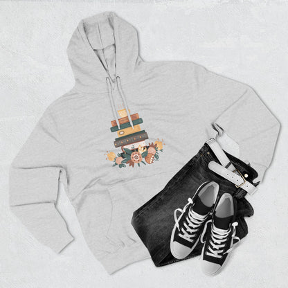 Cozy Book Lover's Hoodie | Three-Panel Fleece, Reading Gift, Literary Sweatshirt, Casual Apparel, Birthday Present, Book Club Outfit - MaisonThreadory