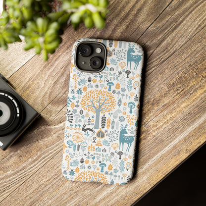 Nature-Inspired Phone Case, Durable Protective Cover, Bohemian Phone Accessory, Symbol of Strength, Eco-Friendly Gift