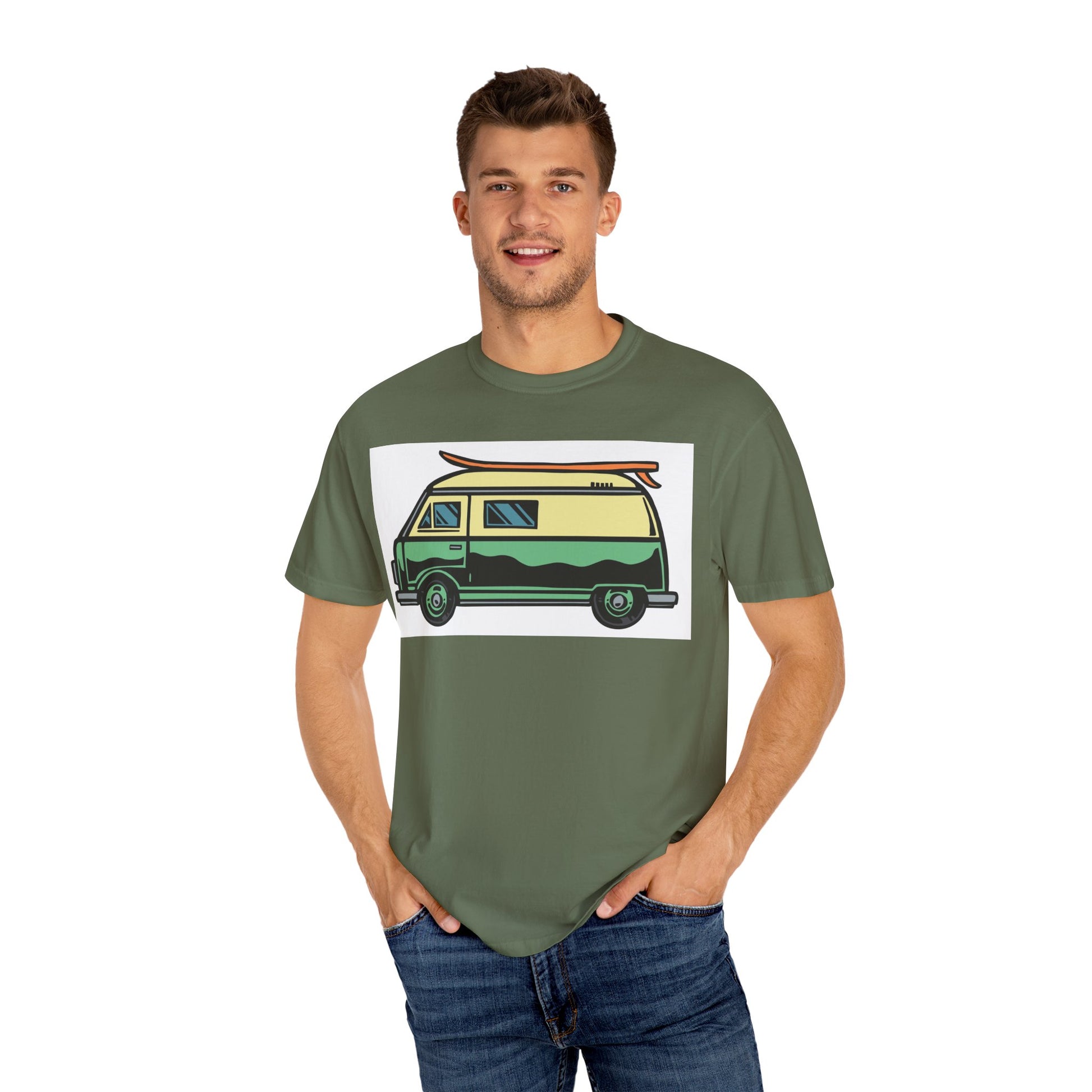 Retro Van Graphic T-Shirt - Perfect for Road Trips, Beach Days, Summer Festivals, Adventure Lovers, Gift for Travelers - MaisonThreadory
