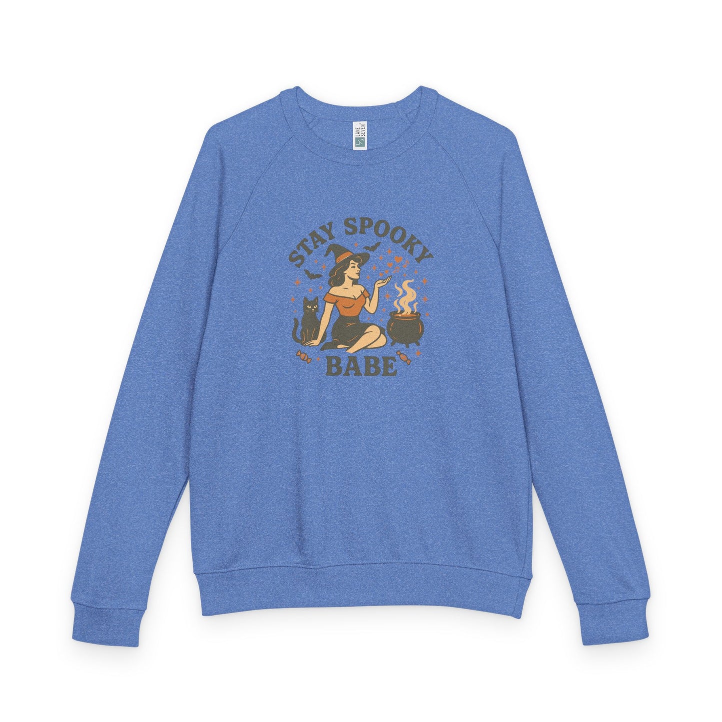 Stay Spooky Babe Unisex French Terry Raglan Crewneck Sweatshirt, Cozy Halloween Apparel, Perfect for Fall Celebrations, Unique Gift [...]