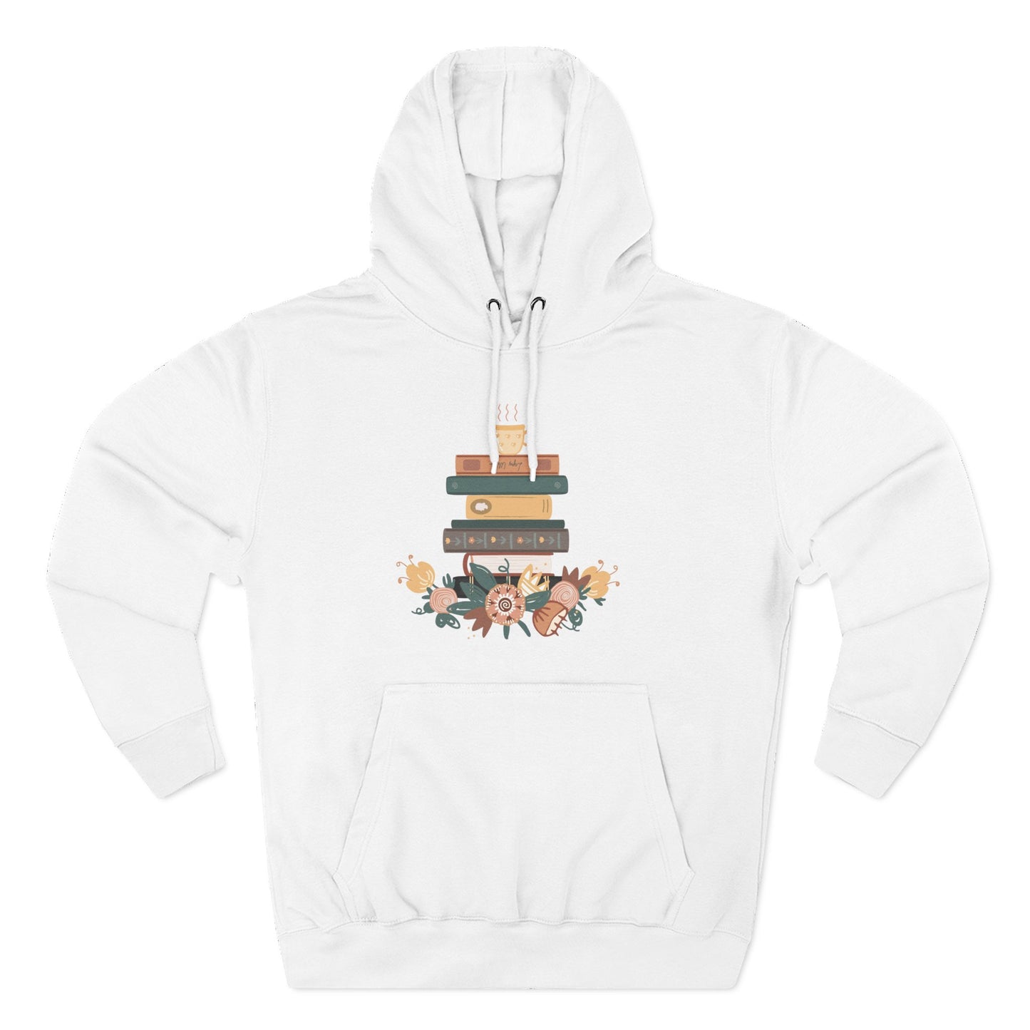 Cozy Book Lover's Hoodie | Three-Panel Fleece, Reading Gift, Literary Sweatshirt, Casual Apparel, Birthday Present, Book Club Outfit - MaisonThreadory