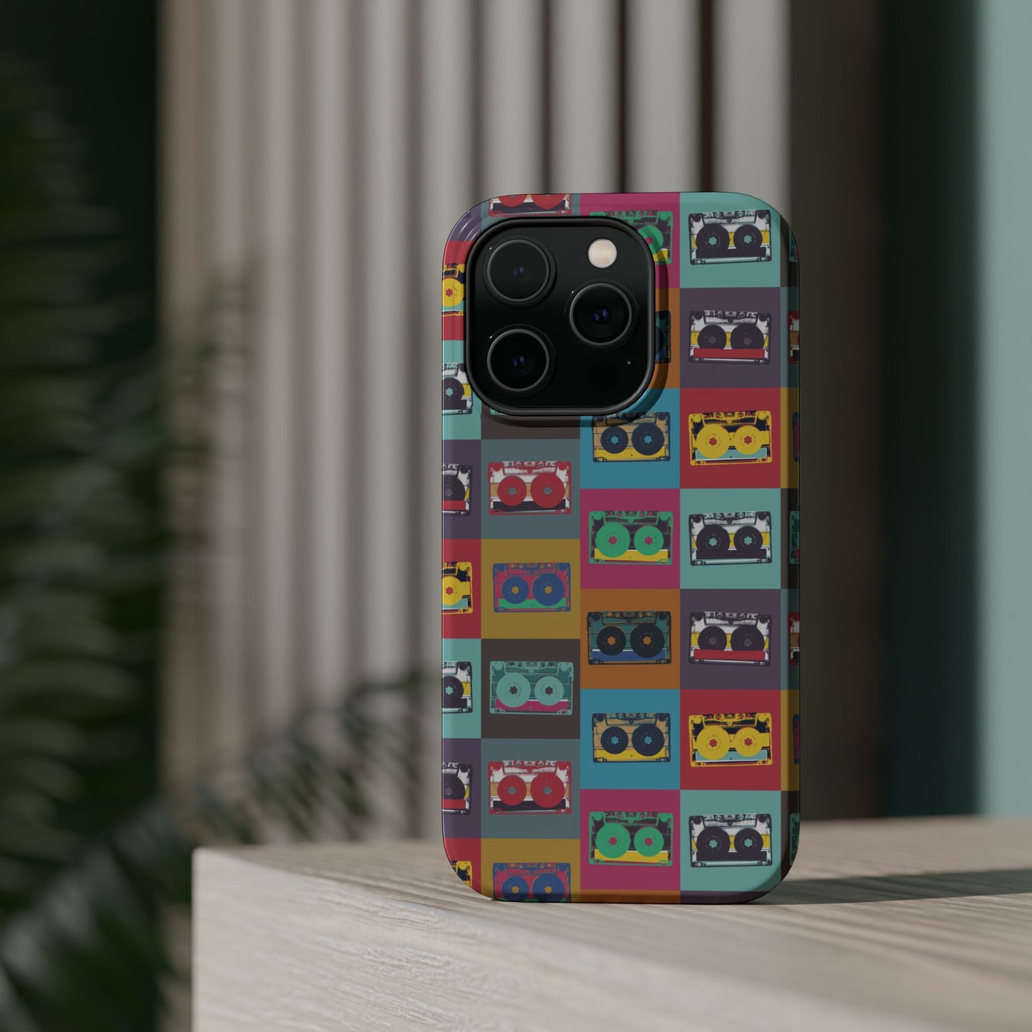 Retro Cassette Tape Phone Case, Vintage Style Tough Case, Music Lover Gift, Funky Tech Accessory, Fun Phone Cover