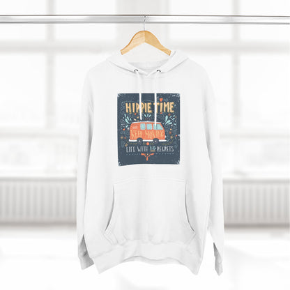 Hip & Cozy Fleece Hoodie - Perfect for Chill Vibes, Gift for Her, Winter Wear, Relaxed Style, Casual Layering - MaisonThreadory
