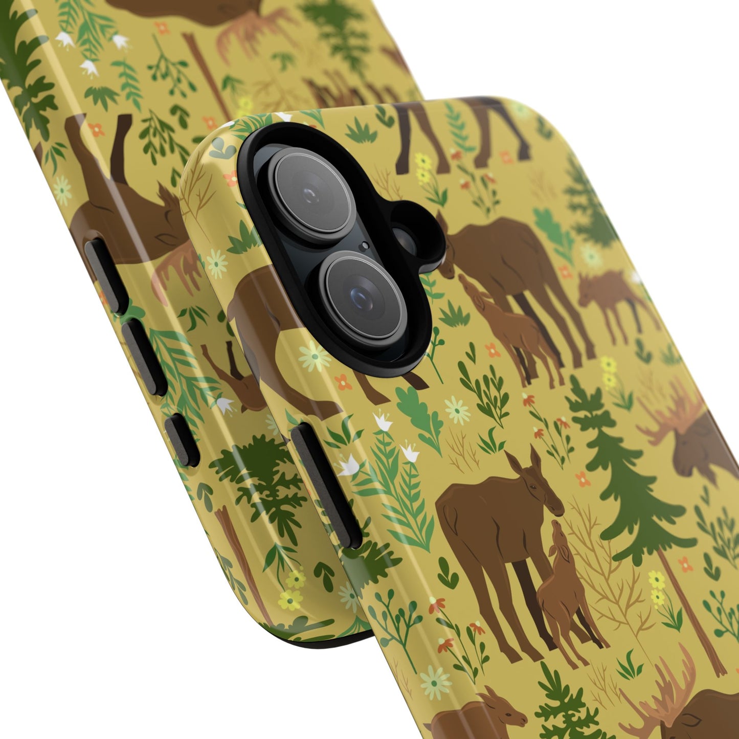 Moose Phone Case - Nature Lover's Accessory, Gifts for Outdoorsy Friends, Wildlife Decor, Eco-Friendly Cover, Forest Adventure Gear - MaisonThreadory