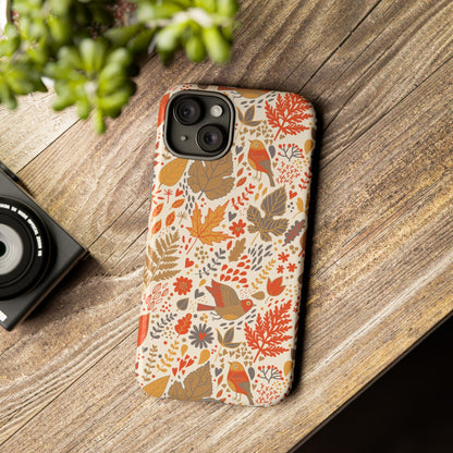 Floral Phone Case - Tough Cases for Nature Lovers, Stylish Cover, Nature-Themed Gift, Phone Accessories, Fall Aesthetic