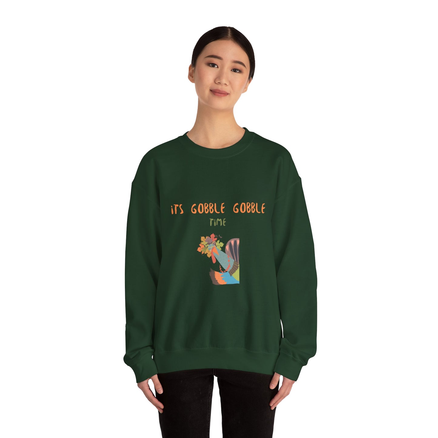 Thanksgiving Vibe Crewneck Sweatshirt, Fall Fashion, Unisex Sweatshirt, Cozy Gift for Her, Autumn Apparel, Holiday Wear - MaisonThreadory