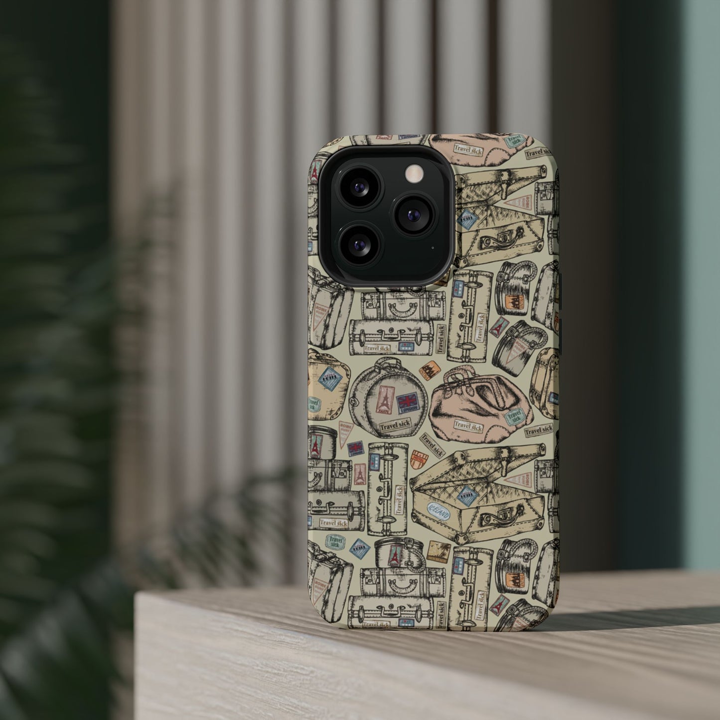 Travel-Inspired Magnetic Tough Cases, Unique Phone Accessories, Perfect for Adventurers, Great Gift for Travelers or Holidays