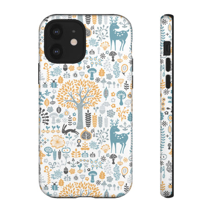 Nature-Inspired Phone Case, Durable Protective Cover, Bohemian Phone Accessory, Symbol of Strength, Eco-Friendly Gift