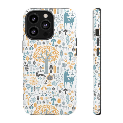 Nature-Inspired Phone Case, Durable Protective Cover, Bohemian Phone Accessory, Symbol of Strength, Eco-Friendly Gift
