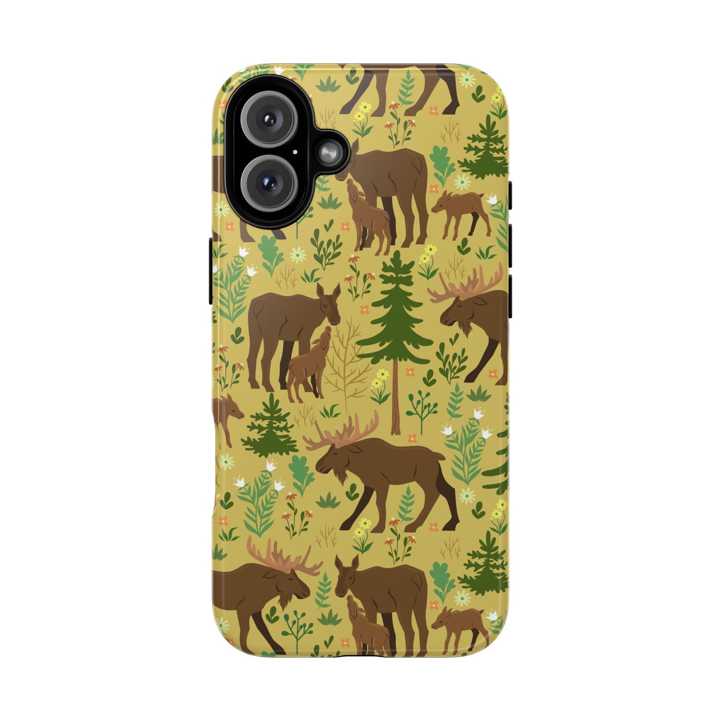 Moose Phone Case - Nature Lover's Accessory, Gifts for Outdoorsy Friends, Wildlife Decor, Eco-Friendly Cover, Forest Adventure Gear - MaisonThreadory