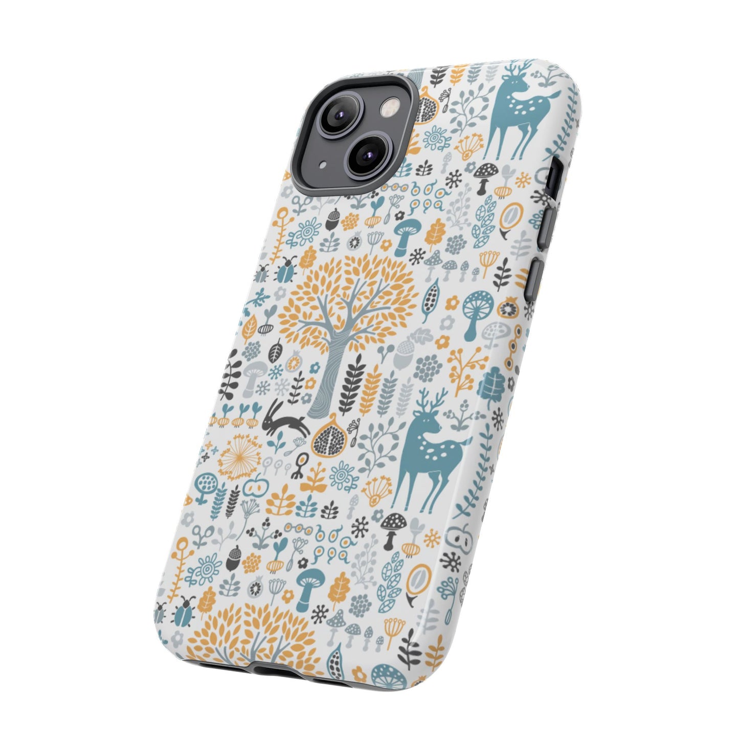 Nature-Inspired Phone Case, Durable Protective Cover, Bohemian Phone Accessory, Symbol of Strength, Eco-Friendly Gift