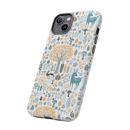 Nature-Inspired Phone Case, Durable Protective Cover, Bohemian Phone Accessory, Symbol of Strength, Eco-Friendly Gift