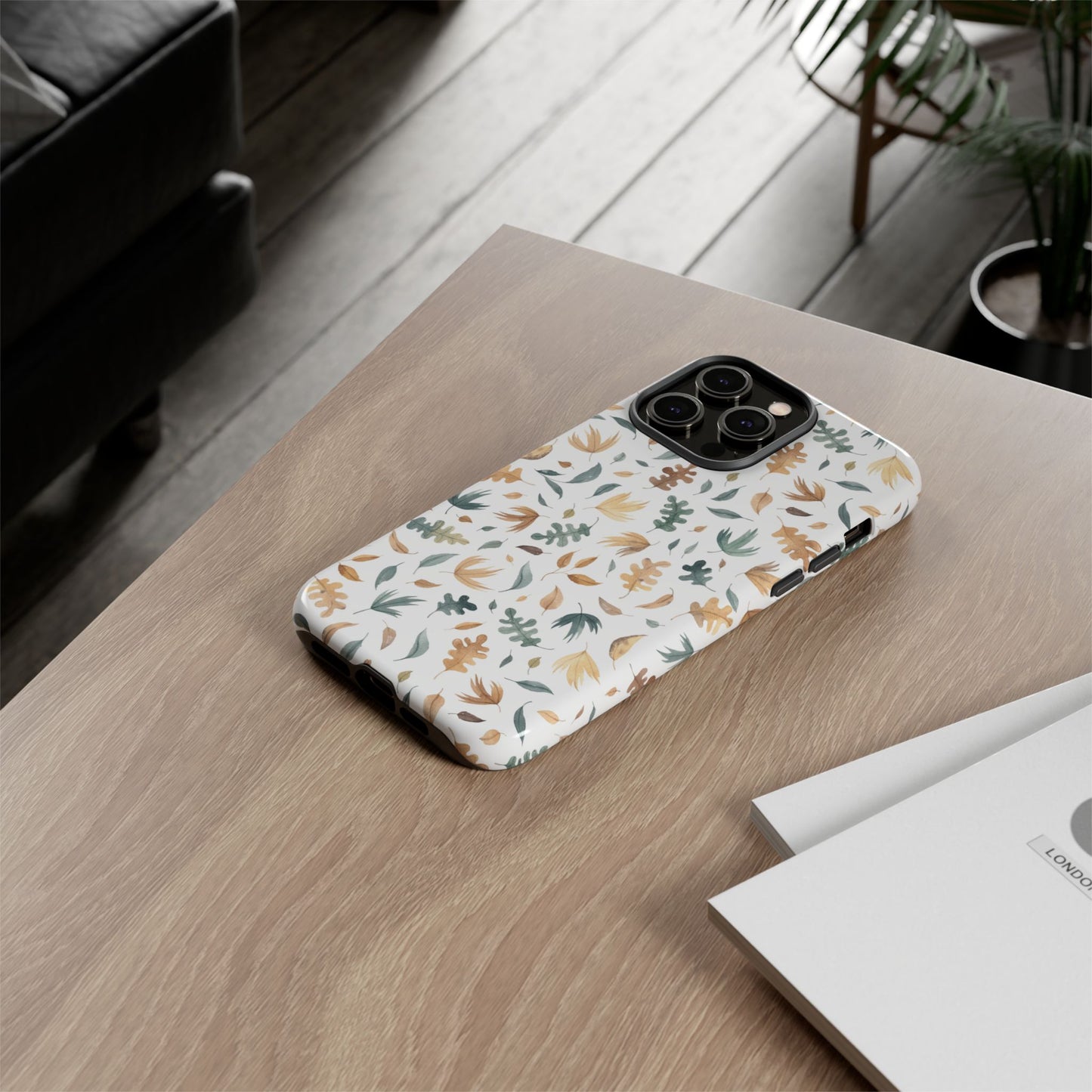 Stylish Floral Phone Case - Tough Cases, Nature-Inspired Design, Gift for Her, Phone Accessory, Floral Pattern Cover