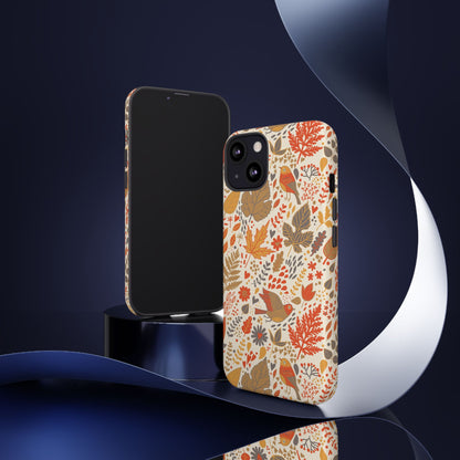 Floral Phone Case - Tough Cases for Nature Lovers, Stylish Cover, Nature-Themed Gift, Phone Accessories, Fall Aesthetic