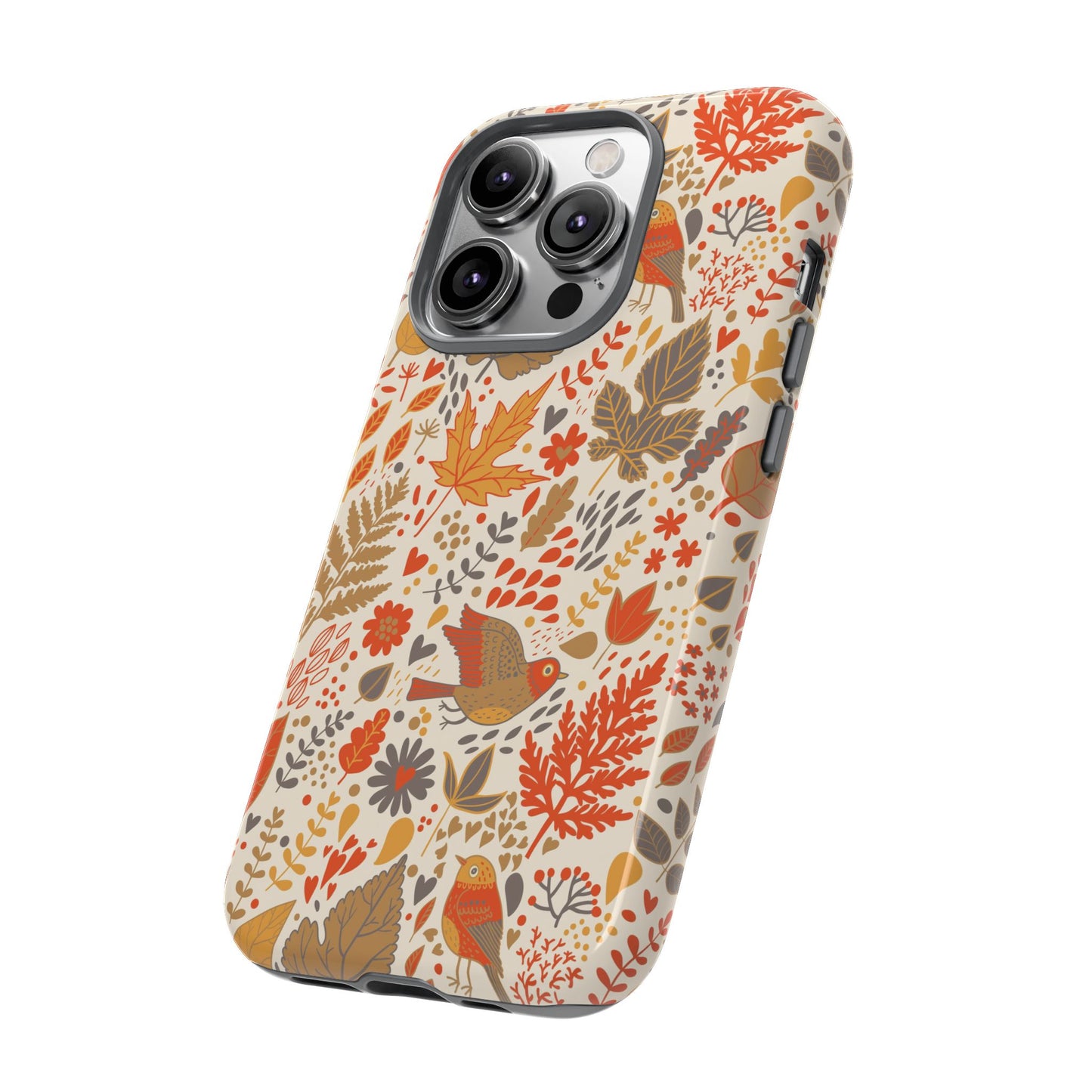 Floral Phone Case - Tough Cases for Nature Lovers, Stylish Cover, Nature-Themed Gift, Phone Accessories, Fall Aesthetic