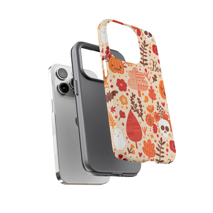 Autumn Phone Case - Cozy Fall Vibes, Pumpkin Decor, Halloween Gift, Floral Design, Seasonal Aesthetic
