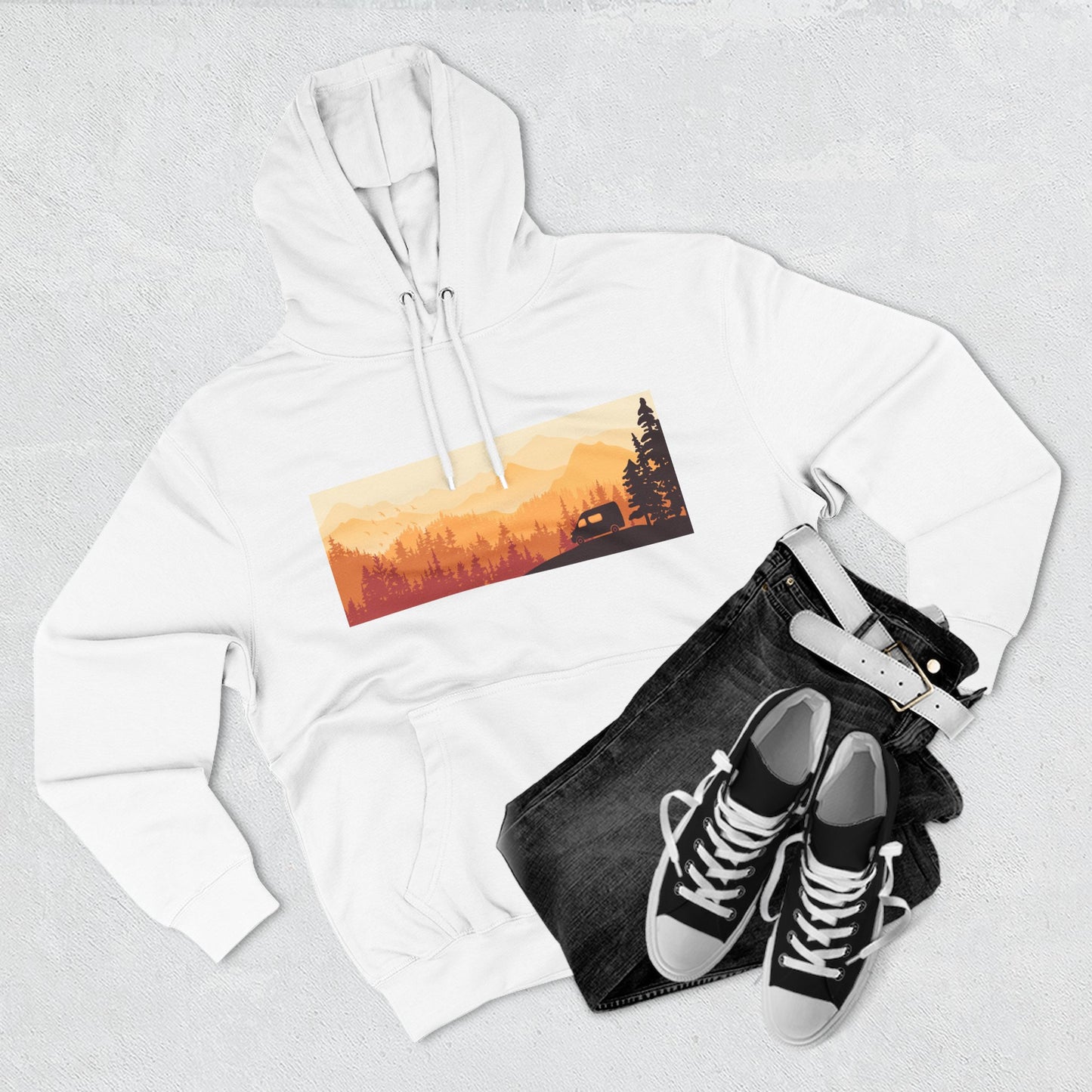 Cozy Adventure Hoodie - Great for Camping, Outdoors, Travel, Gift for Nature Lovers, Fall Style, Hiking Gear - MaisonThreadory