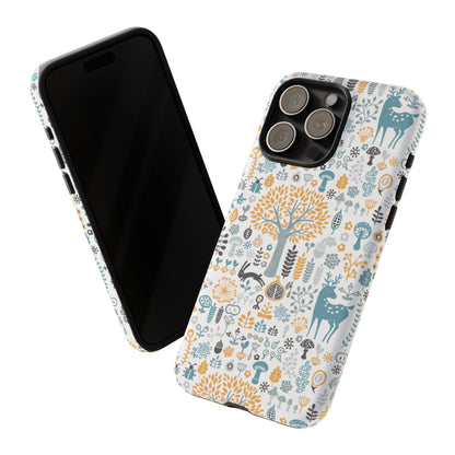 Nature-Inspired Phone Case, Durable Protective Cover, Bohemian Phone Accessory, Symbol of Strength, Eco-Friendly Gift