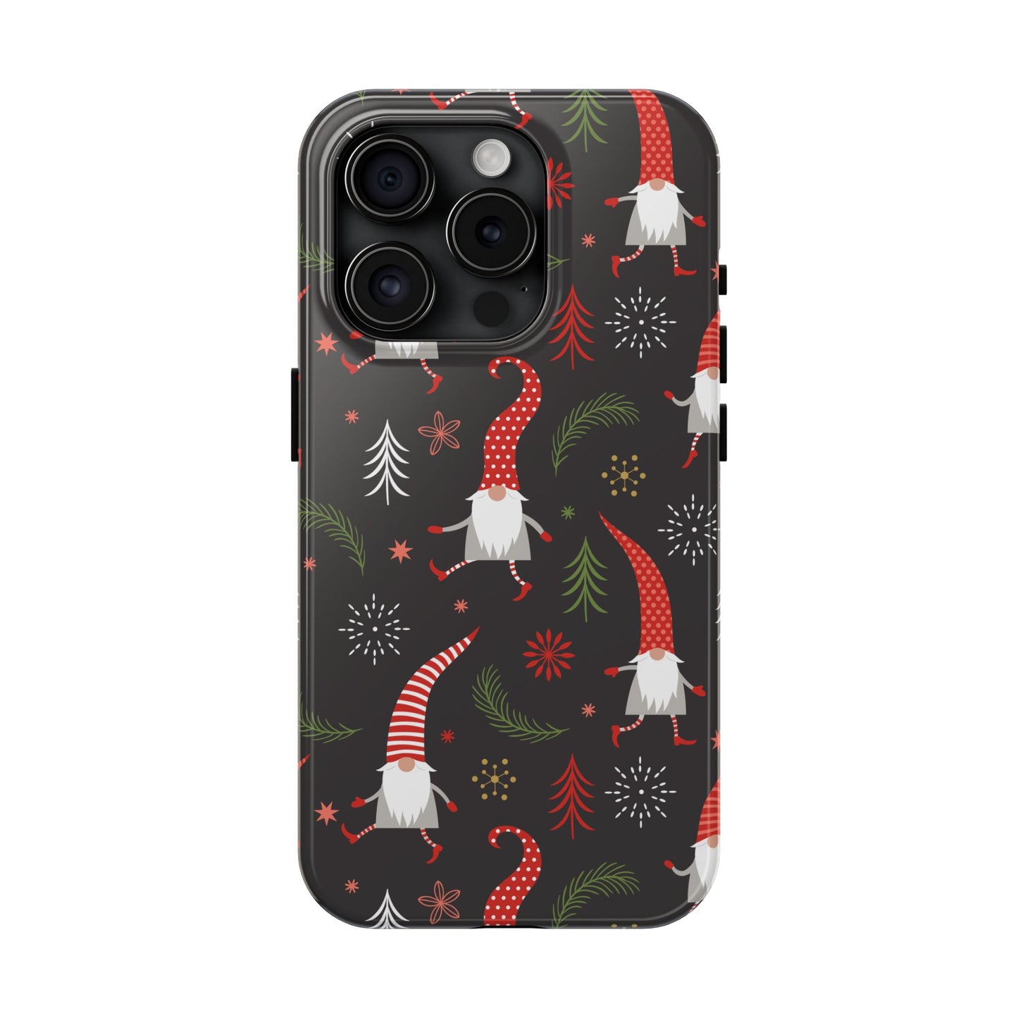 Gnomes & Holiday Cheer Tough Phone Cases, Cute Phone Accessories, Holiday Gift, Gnome Phone Cover, Festive Phone Protection, Winter Decor