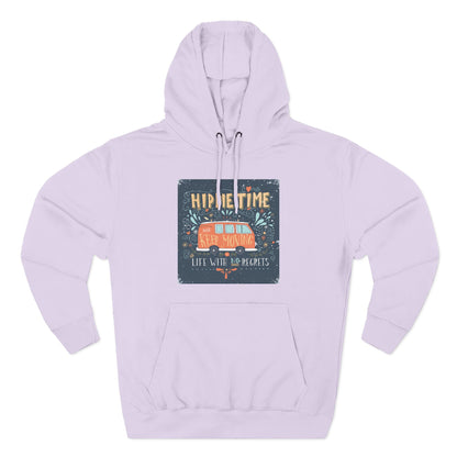 Hip & Cozy Fleece Hoodie - Perfect for Chill Vibes, Gift for Her, Winter Wear, Relaxed Style, Casual Layering - MaisonThreadory