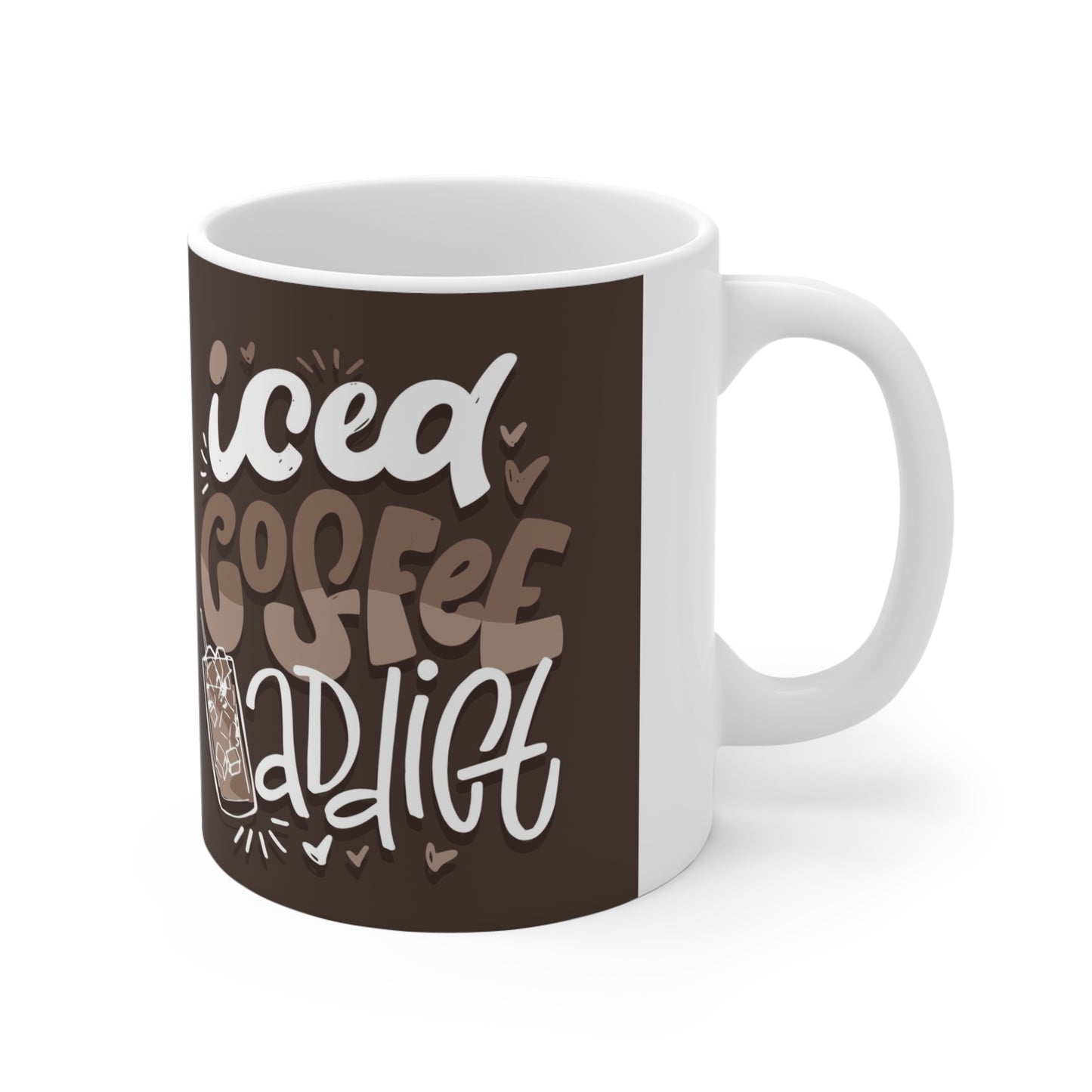 Iced Coffee Delight Mug - Perfect for Coffee Lovers, Gift for Friends, Home Decor, Daily Use, Birthday Present - MaisonThreadory