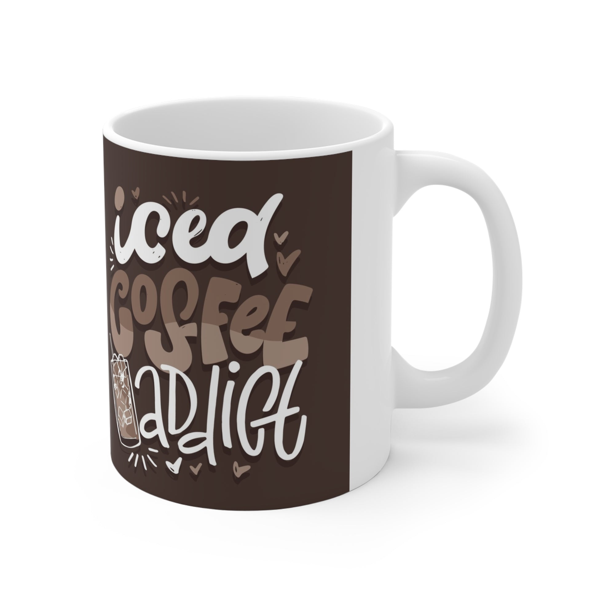 Iced Coffee Delight Mug - Perfect for Coffee Lovers, Gift for Friends, Home Decor, Daily Use, Birthday Present - MaisonThreadory