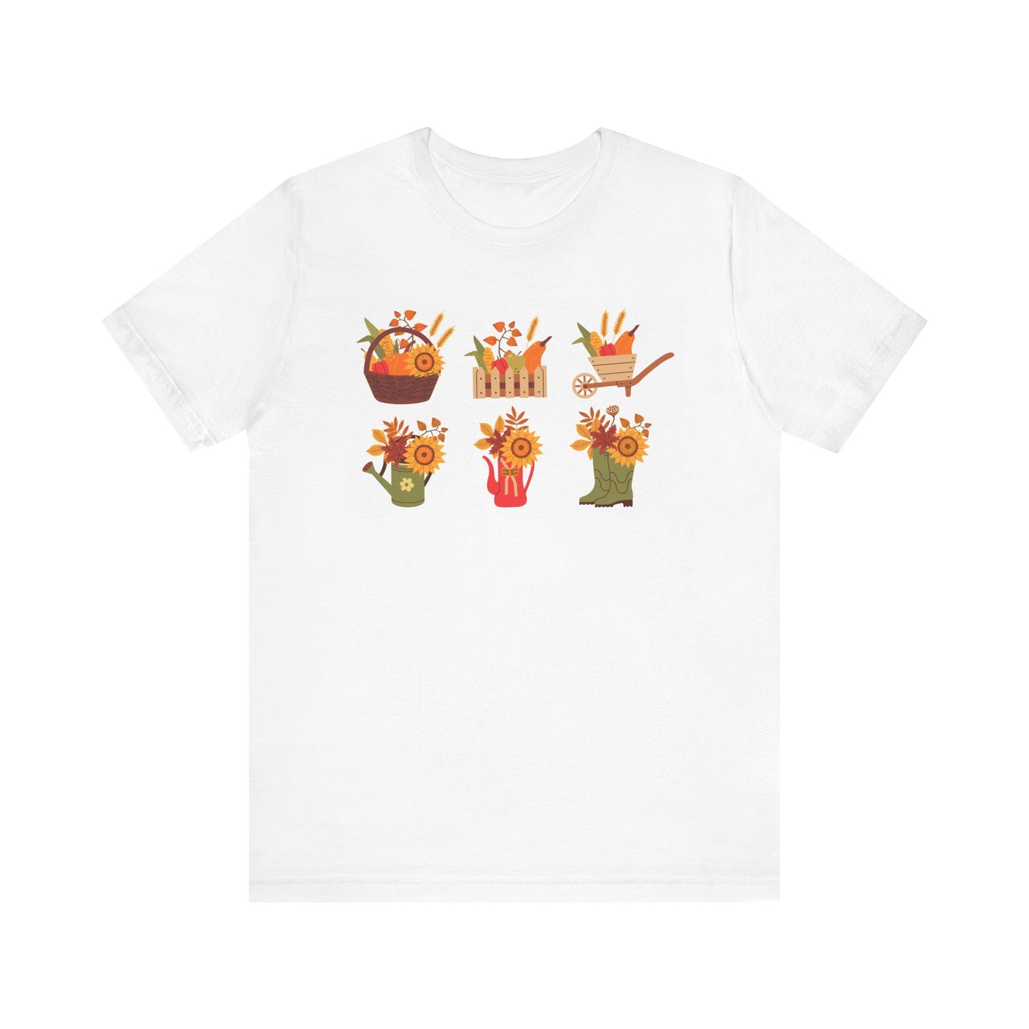 Flower Power Gardening Tee, Cute Gardening Shirt, Floral Unisex Tee, Nature Lover Apparel, Gift for Gardeners, Spring Fashion - MaisonThreadory