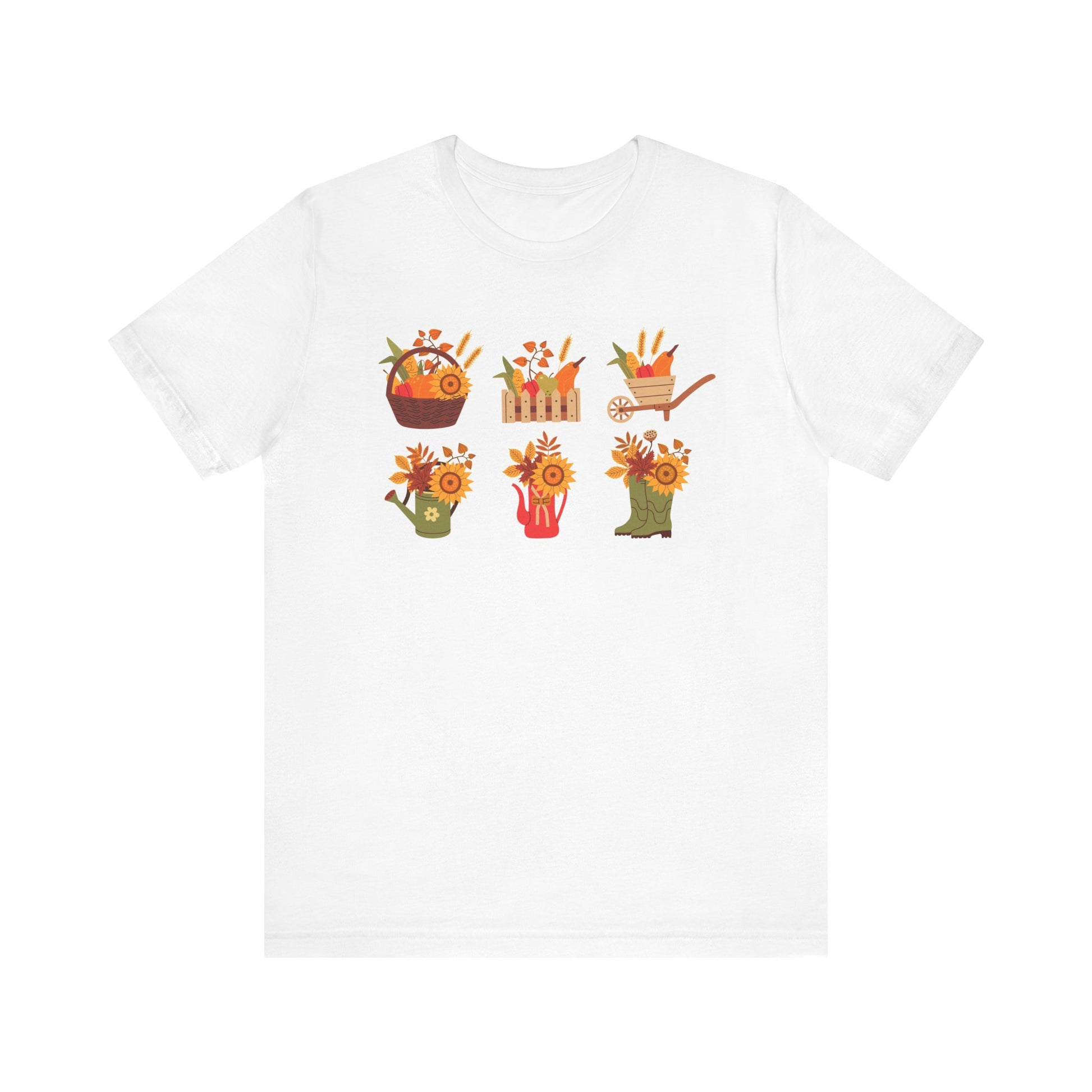 Flower Power Gardening Tee, Cute Gardening Shirt, Floral Unisex Tee, Nature Lover Apparel, Gift for Gardeners, Spring Fashion - MaisonThreadory