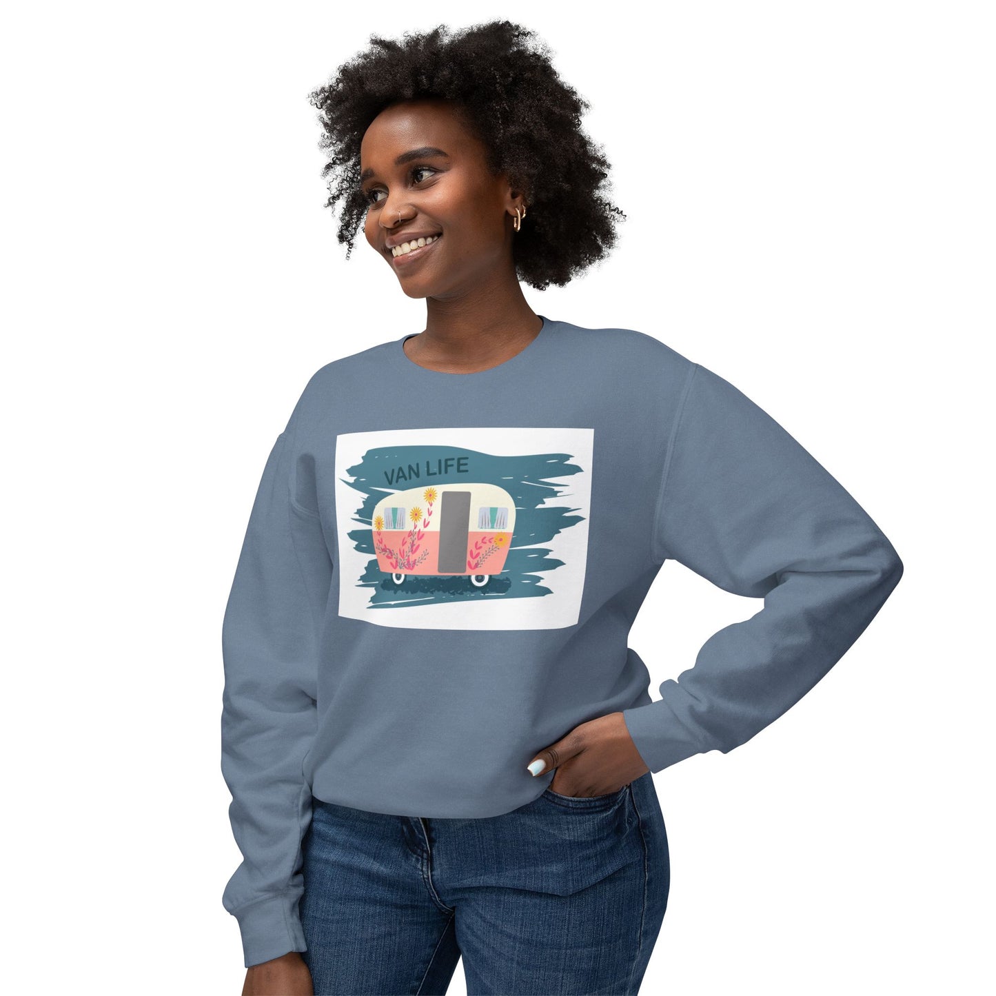 Unisex Lightweight Crewneck Sweatshirt - MaisonThreadory
