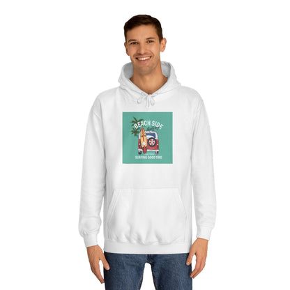 Beachside Vibes Unisex Hoodie | Perfect for College Students, Cozy Days, Summer Vacations, Gift for Friends, Casual Wear - MaisonThreadory