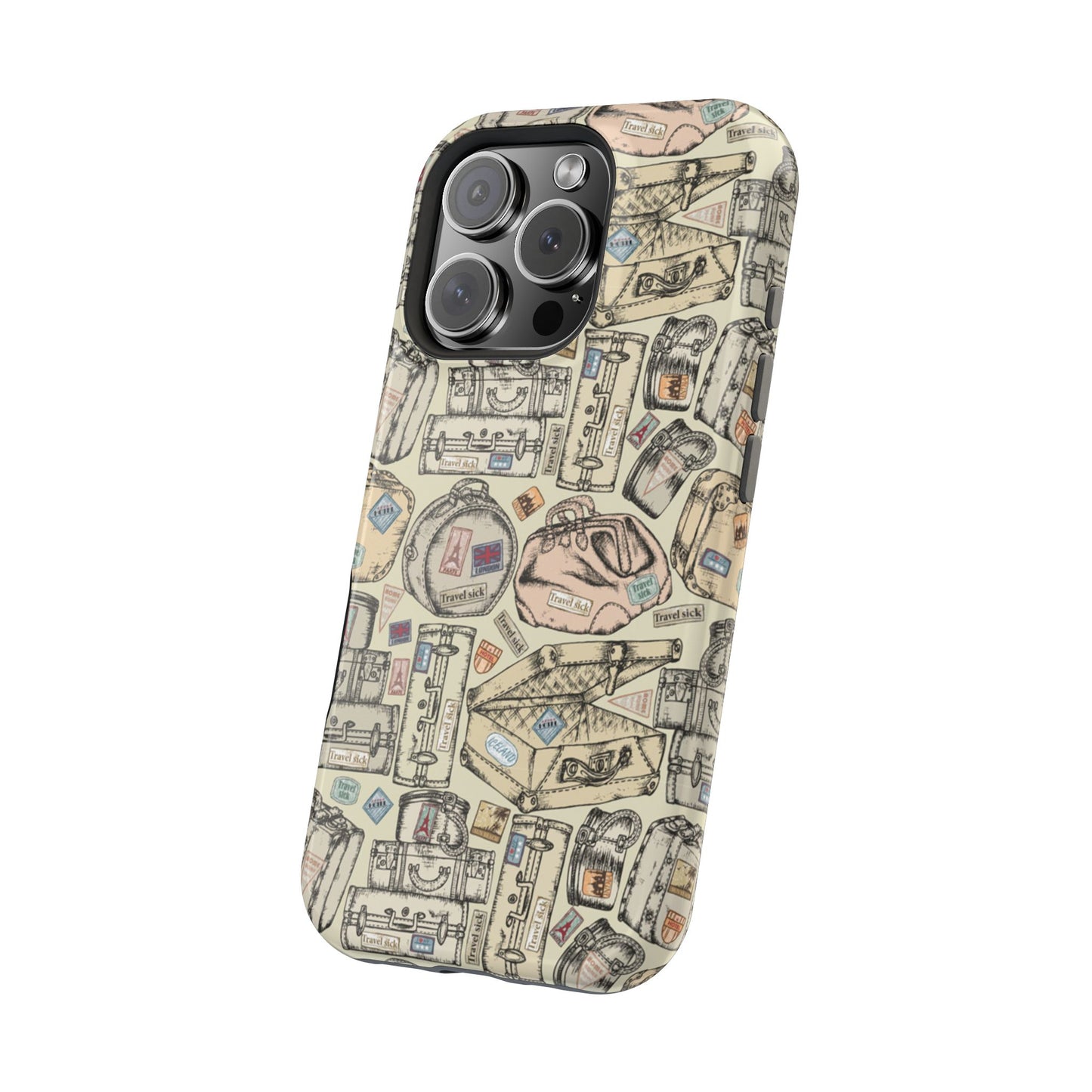 Travel-Inspired Magnetic Tough Cases, Unique Phone Accessories, Perfect for Adventurers, Great Gift for Travelers or Holidays