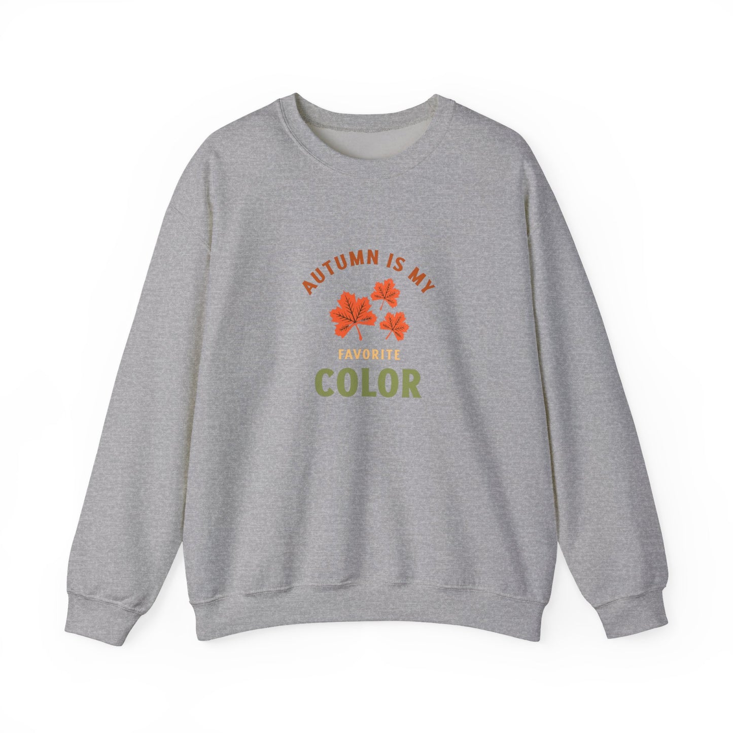Autumn-Inspired Unisex Crewneck Sweatshirt - Cozy Fall Apparel, Gift for Her, Birthday Present, Family Gathering, Seasonal Fashion - MaisonThreadory