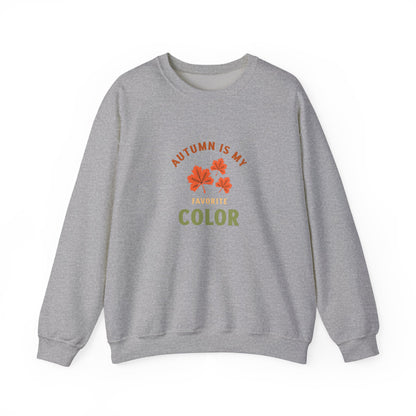 Autumn-Inspired Unisex Crewneck Sweatshirt - Cozy Fall Apparel, Gift for Her, Birthday Present, Family Gathering, Seasonal Fashion - MaisonThreadory