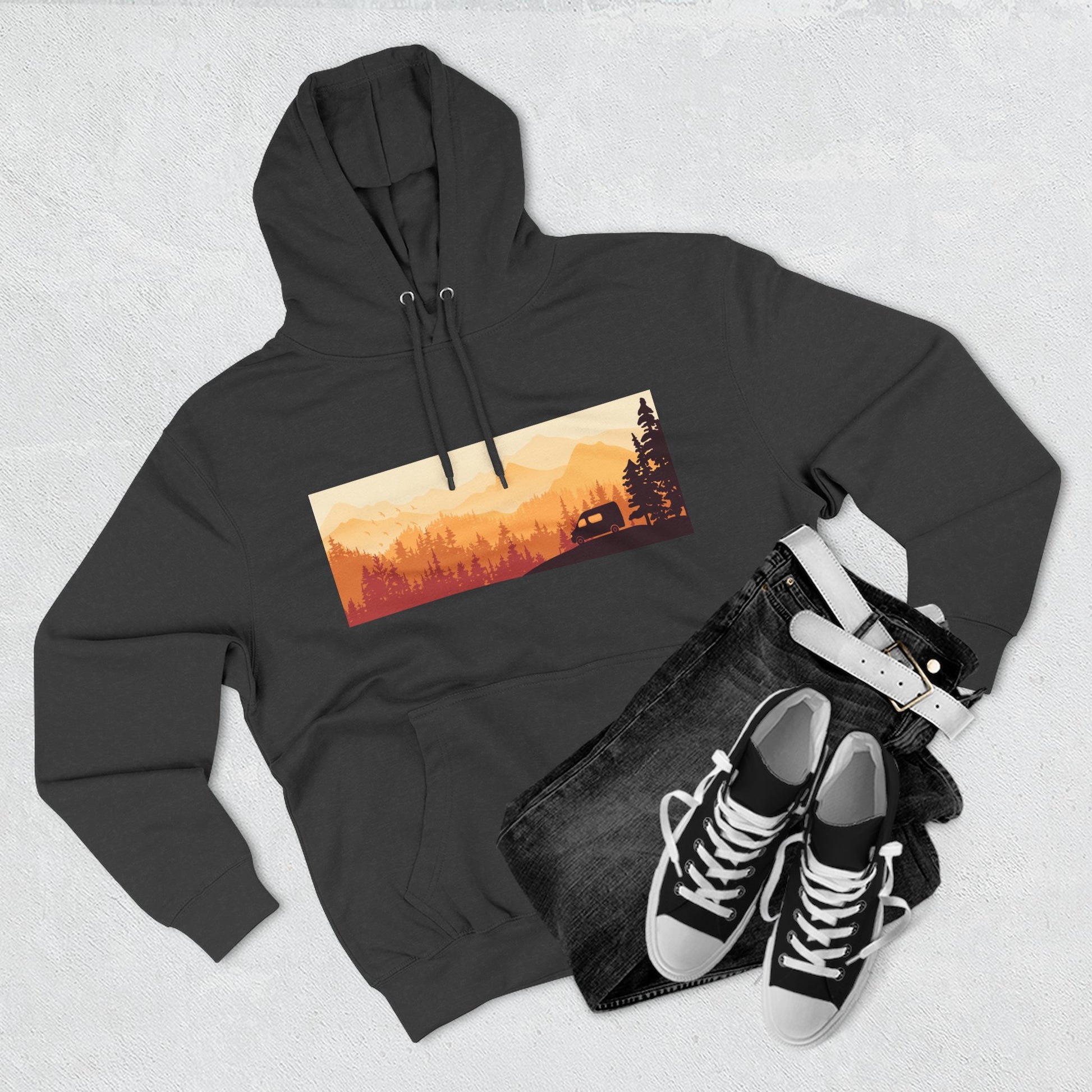 Cozy Adventure Hoodie - Great for Camping, Outdoors, Travel, Gift for Nature Lovers, Fall Style, Hiking Gear - MaisonThreadory