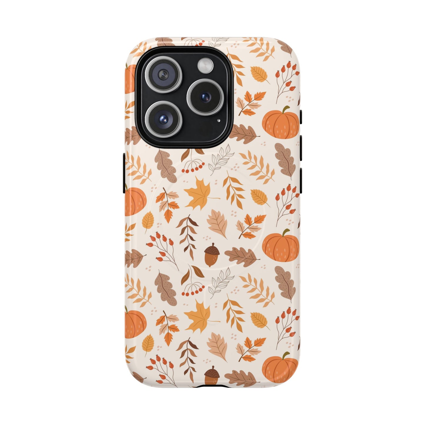Autumn Floral Phone Case - Tough Magnetic Cases for Fall, Seasonal Accessories, Nature Lover Gifts, Cute Phone Cover, Unique Phone Case - MaisonThreadory
