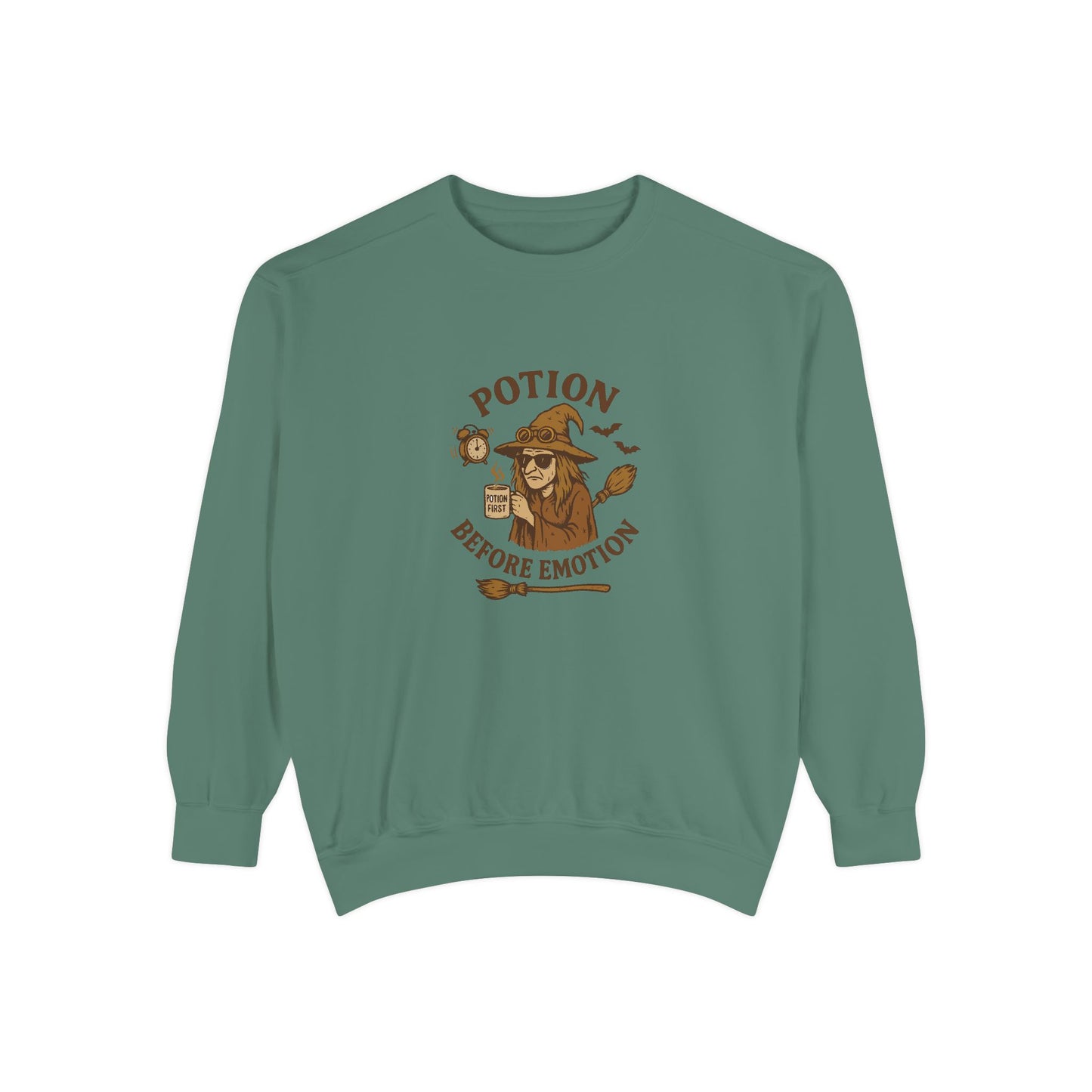 Potion Before Emotion Sweatshirt | Unisex Magical Sweatshirt for Cozy Days, Witchy Gifts, Halloween Apparel, Birthday Present, [...] - MaisonThreadory