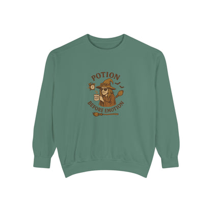 Potion Before Emotion Sweatshirt | Unisex Magical Sweatshirt for Cozy Days, Witchy Gifts, Halloween Apparel, Birthday Present, [...] - MaisonThreadory