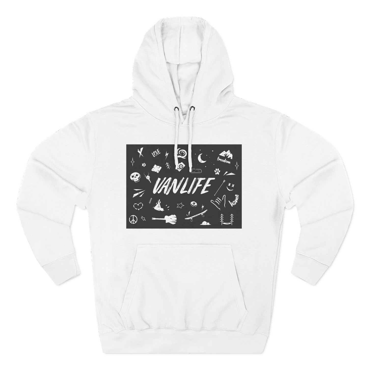 Vanlife Adventure Hoodie - Cozy Fleece Sweatshirt for Travel Lovers, Outdoor Enthusiasts, Camping, Road Trips, Gift for Explorer - MaisonThreadory