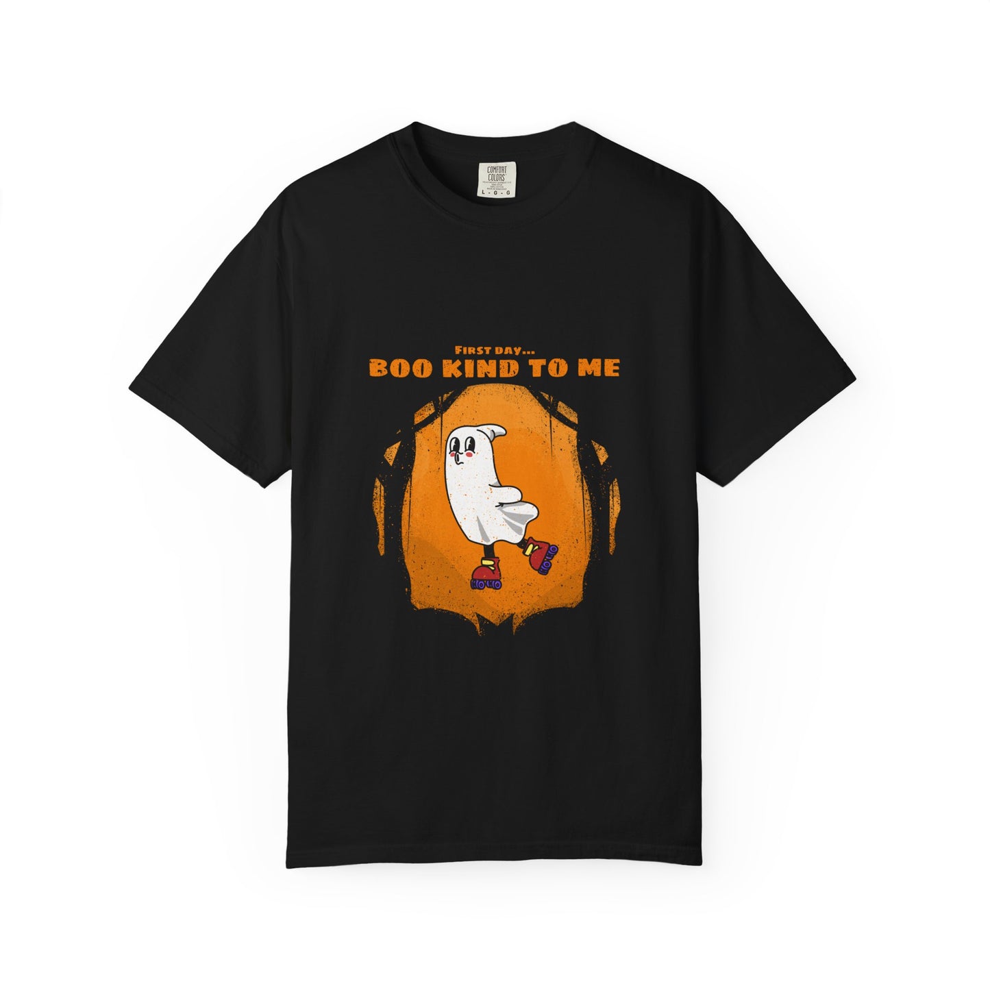 Playful Message T-Shirt: Boo Kind To Me, Funny Graphic Tee, Unisex Cotton Top, Casual Wear, Gift for Friends - MaisonThreadory