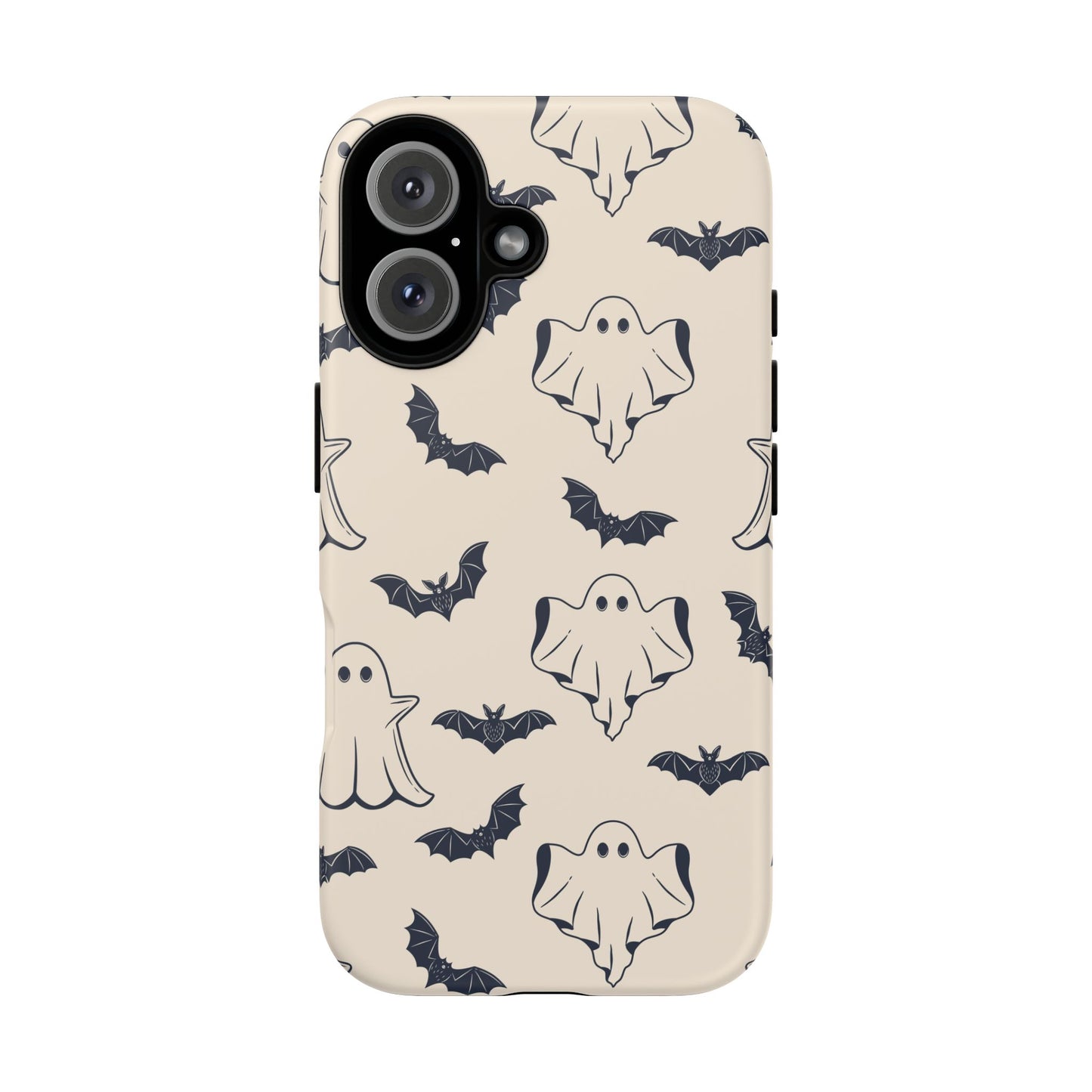 Halloween Phone Case, Ghosts and Bats, Cute Phone Cover, Spooky Accessories, Fall Decor, Gifts for Her, Halloween Party - MaisonThreadory