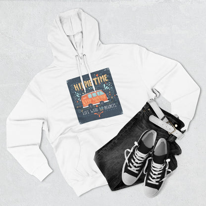 Hip & Cozy Fleece Hoodie - Perfect for Chill Vibes, Gift for Her, Winter Wear, Relaxed Style, Casual Layering - MaisonThreadory