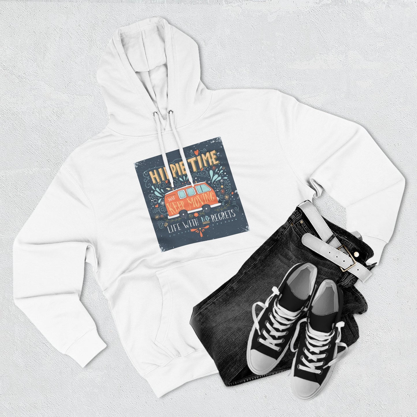 Hip & Cozy Fleece Hoodie - Perfect for Chill Vibes, Gift for Her, Winter Wear, Relaxed Style, Casual Layering - MaisonThreadory