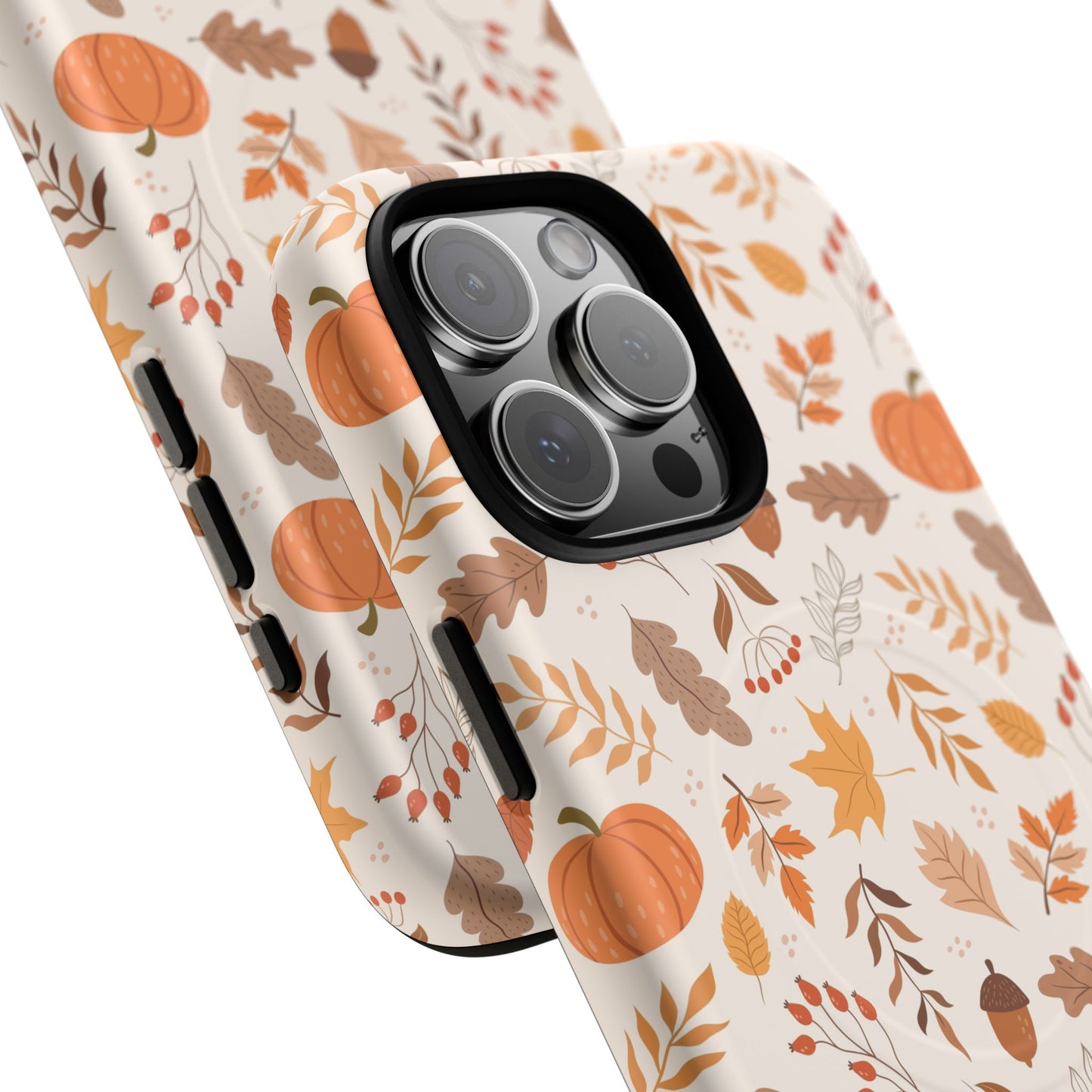 Autumn Floral Phone Case - Tough Magnetic Cases for Fall, Seasonal Accessories, Nature Lover Gifts, Cute Phone Cover, Unique Phone Case - MaisonThreadory