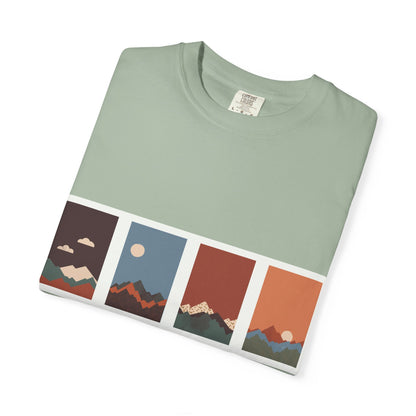 Unisex Mountain Sunset T-Shirt | Cozy Casual Wear, Nature Lover Gift, Travel Tee, Outdoor Adventure Shirt, Hiking Apparel