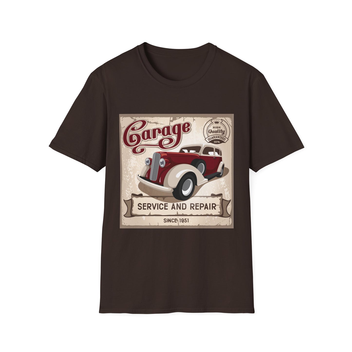Vintage Garage Service T-Shirt, Car Lover Gift, Classic Auto Enthusiast Tee, Dad Father's Day Gift, Retro Automotive Apparel