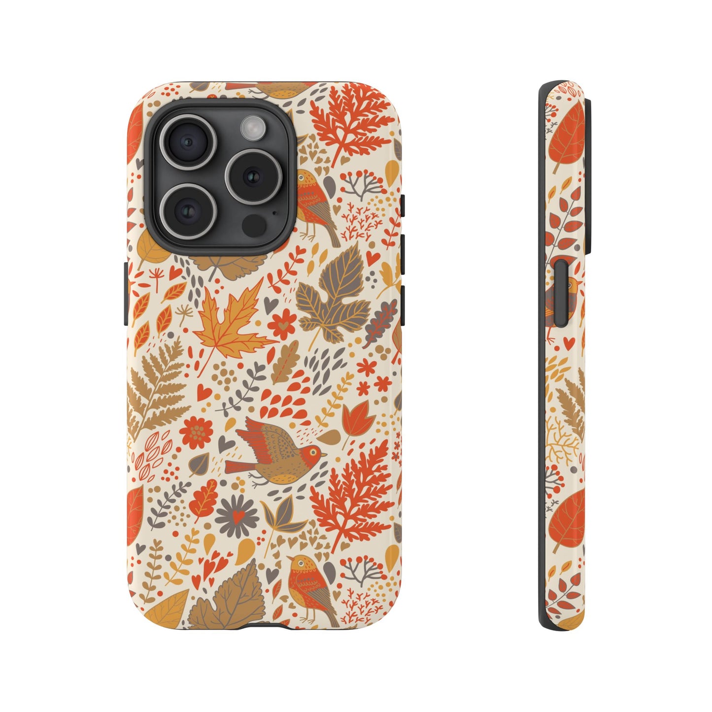 Floral Phone Case - Tough Cases for Nature Lovers, Stylish Cover, Nature-Themed Gift, Phone Accessories, Fall Aesthetic