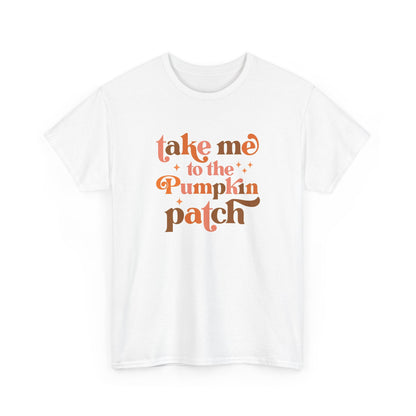 Fall Pumpkin Patch Tee, Seasonal T-Shirt, Autumn Outfit, Halloween Apparel, Family Gathering Shirt, Pumpkin Spice Lover Gift - MaisonThreadory