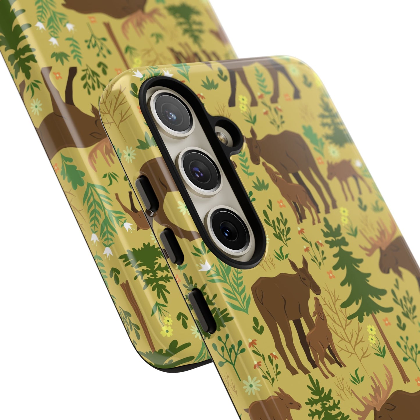 Moose Phone Case - Nature Lover's Accessory, Gifts for Outdoorsy Friends, Wildlife Decor, Eco-Friendly Cover, Forest Adventure Gear - MaisonThreadory