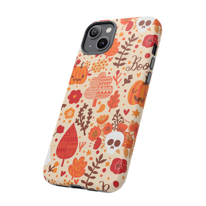 Autumn Phone Case - Cozy Fall Vibes, Pumpkin Decor, Halloween Gift, Floral Design, Seasonal Aesthetic